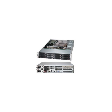 Supermicro SuperChassis 920W 2U Rackmount Server Chassis (Black), CSE-826BA-R920WB CSE-826BA-R920WB